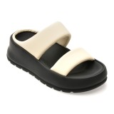 Papuci GRYXX bej, 53035, din piele ecologica