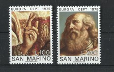 TSV$ - 1975 SAN MARINO MICHEL 858-9 MNH/** LUX foto