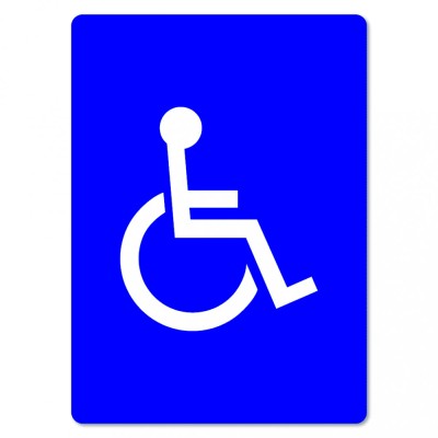 Accessible Toilet Sign Symbol Only foto