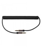 Cablu spiralat Jack 3.5 mm STEREO tata-tata 1m M-LIFE