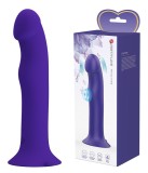 Vibrator Pretty Love Murray Youth, 12 Moduri Vibratii si Pulsatii, Silicon, USB, Violet, 19 cm