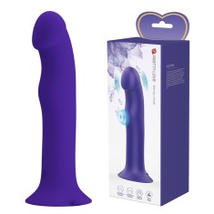 Vibrator Pretty Love Murray Youth, 12 Moduri Vibratii si Pulsatii, Silicon, USB, Violet, 19 cm