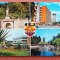 Ramnicu Valcea - 1. Statuia Independentei 2. Hotel Alutus 3. Magazinul Cozia 4. Parcul - Circulata, 1975