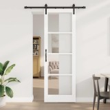 Ușa Glisantă vidaXL cu Set de Accesorii &#039;ORKDAL&#039;Alb 78x232 cm