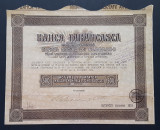 Actiune la purtator din 1919 de la Banca taraneasca , titlu , actiuni