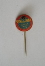 QW9 N8 3 - insigna - tematica transporturi feroviare - Praga - fosta Cehoslovacia