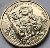 1 Dollar 2025 USA, Texas, Innovation, International Space Station., unc, lit.D / P