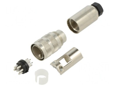 Conector M16 Mufă Dreaptă pe Cablu IP67 foto