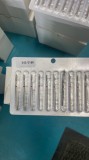Bit diamant pentru cuticule, flacără, br&acirc;u roșu 243-018R