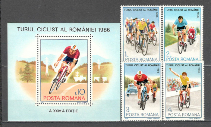 Romania.1986 Turul ciclist ZR.787