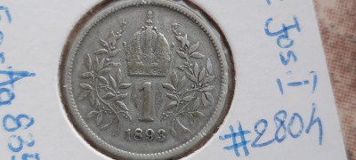 AUSTRIA 1 COROANA 1893 foto