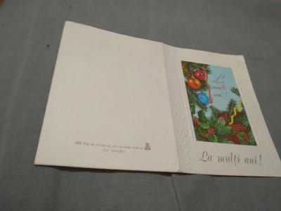 CARTE POSTALA FELICITARE CIRCULATA foto
