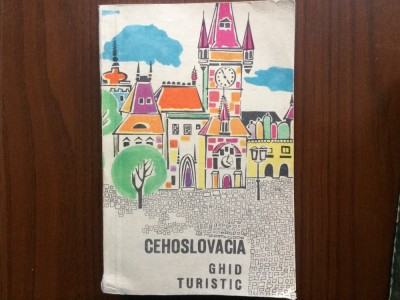 cehoslovacia ghid turistic turism editura ucfs RSR 1967 cu harta calatorie hobby foto