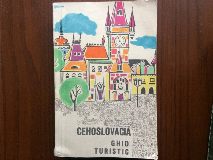 cehoslovacia ghid turistic editura ucfs RSR 1967 cu harta turism calatorie hobby