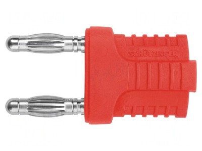 Conector Banană Stivuibil 4mm 12A Roșu foto