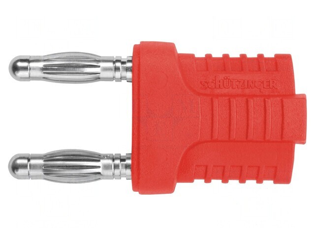 Conector Banană Stivuibil 4mm 12A Roșu