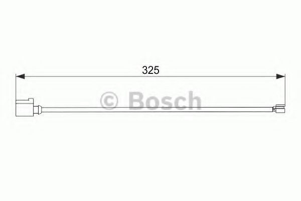 Senzor de avertizare,uzura placute de frana VW TOUAREG (7P5) (2010 - 2016) BOSCH 1 987 474 567