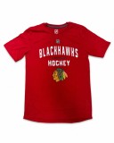 Tricou Copii Outerstuff Chicago Blackhawks NHL Slim Letter Marime L (152-158)