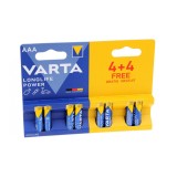 Set 8 baterii VARTA LongLife Power LR03 MN2400, AAA, 4903121448