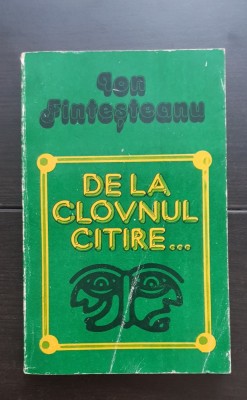 De la clovnul citire... - Ion Finteșteanu foto