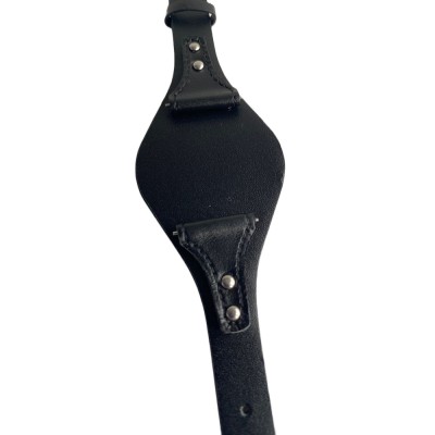 Curea ceas Cyrax, compatibila ceas Fossil ES3615, 12 mm, din piele, negru foto