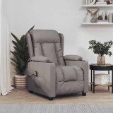 vidaXL Scaun de masaj, taupe, țesătură 339066