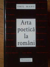 Arta Poetica La Romani - Emil Manu ,519760 foto