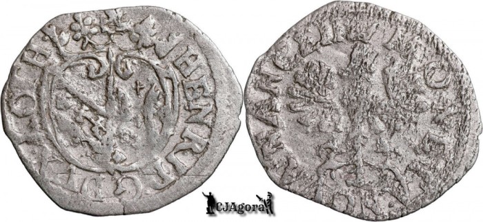 1608-1618, &frac12; Groschen - Henric al II-lea - Ducatul Lorenei (Superioare)