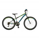 Bicicleta Mtb Polar Sonic - 26 Inch, Gri-Verde-Albastru