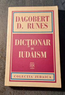 Dictionar de iudaism Dagobert D. Runes foto