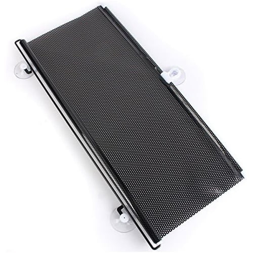 Parasolar Auto Retractabil Universal, Pliabil, pentru Parbriz sau Fereastra Laterala, Rulou cu Protectie UV, 45 x 125cm