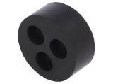 Insert Presetupă 10mm M40 IP54 Cauciuc NBR 3 Orificii