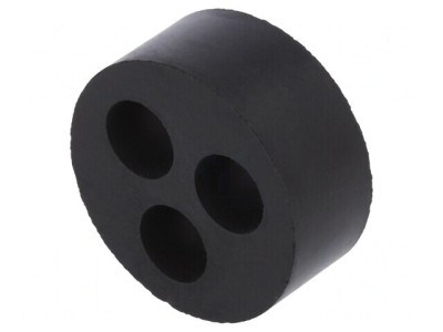 Insert Presetupă 10mm M40 IP54 Cauciuc NBR 3 Orificii foto