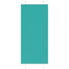 vidaXL Jaluzea plisată verde petrol 100x200 cm Lățime țesătură 99,4 cm 4015415