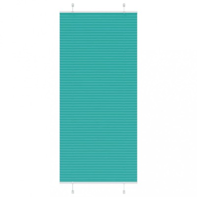 vidaXL Jaluzea plisată verde petrol 100x200 cm Lățime țesătură 99,4 cm foto