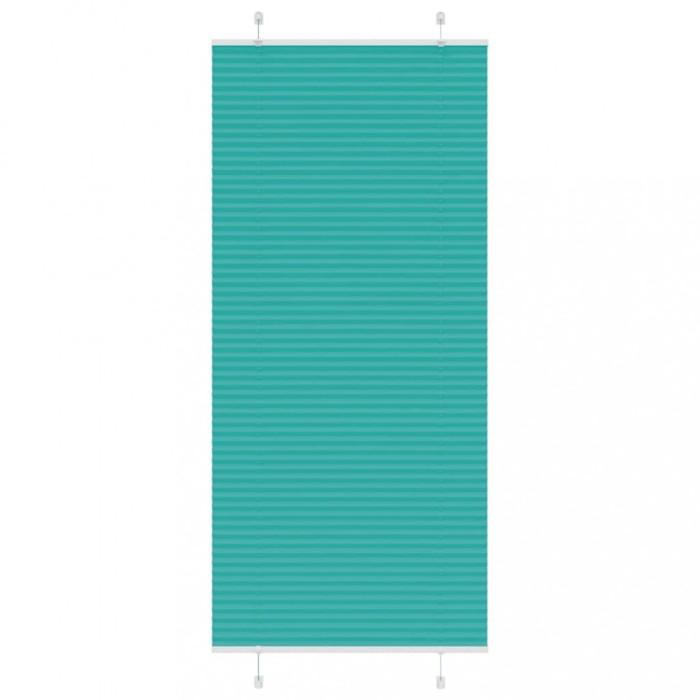 vidaXL Jaluzea plisată verde petrol 100x200 cm Lățime țesătură 99,4 cm