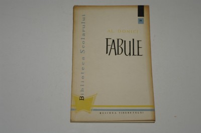 Fabule - Al. Donici foto
