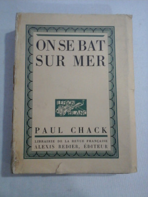 ON SE BAT SUR MER - PAUL CHACK ( de la collection Le Paon Blanc) foto