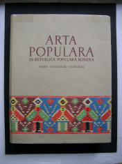 PORT - TESATURI - CUSATURI - Arta Populara in Republica Populara Romina foto