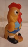 COCOS - figurina din cauciuc - Jucarie rara Aradeanca anii 1980