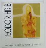 TEODOR HRIB , EXPOZITIE DE GRAFICA , PICTURA SI OBIECTE , CATALOG , 1996