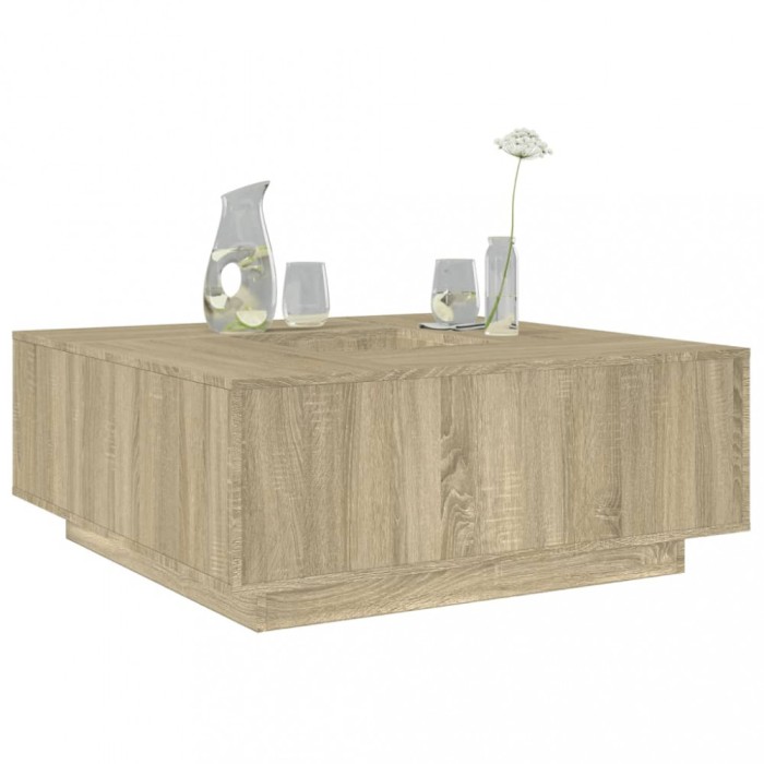 vidaXL Măsuță de cafea stejar sonoma 100x100x40 cm lemn prelucrat 3284051