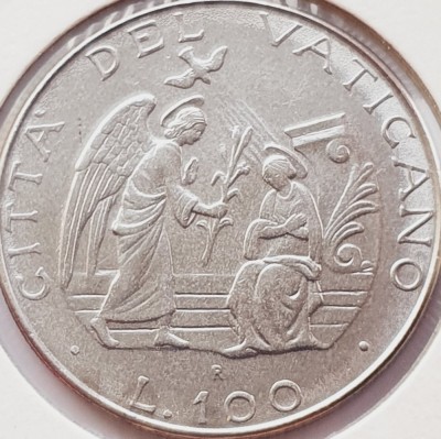 3174 Vatican 100 Lire 1987 Ioannes Paulus II (Annunciation) km 202 foto