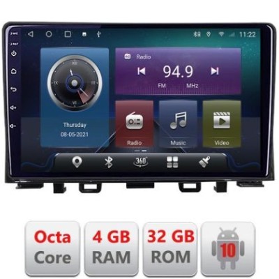 Navigatie Kia Rio 2019- Android radio gps internet Octa core 4+32 kit-rio-2020-+EDT-E409 CarStore Technology foto