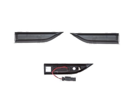 Set lampa semnalizare laterala VW TRANSPORTER/MULTIVAN (T6), 04.2015-, dynamic indicator; LED; carcasa neagra, fumuriu; TUNING, foto
