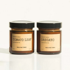 Really Nice Things set de lumânări parfumate Tomato Leaf & Oregano 2 x 100 g 2-pack