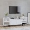 vidaXL Comodă TV, alb, 160x35x55 cm, lemn prelucrat 821196