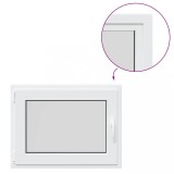 Cumpara ieftin Fereastra de subsol &bdquo;RISOR&rdquo; 80x60 cm Rabatabil DIN Stanga Alb