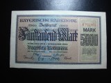 GERMANIA BAYERN 5000 MARCI 1922 AUNC +