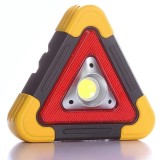 Lanterna Triunghiulara APF&reg; de Avertizare cu Incarcare Solara si Functie Incarcare Telefon, 500 Lumeni COB